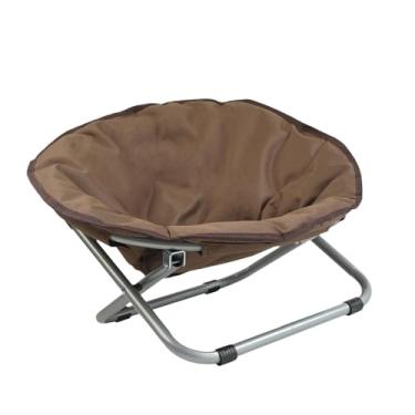 Imagem de Baoblaze Móveis de cadeira dobrável de cadeira dobrável elevados portátil, sofá de metal dormindo cama elevada de cama forte e aconchegante, CafÉ