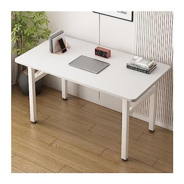 Imagem de Mesa de escrita para computador para escritório em casa dobrável mesa de jantar simples mesa de quarto de casa mesa de escrita simples e moderna para estudantes alugar uma pequena mesa de arte moderna