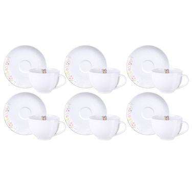 Imagem de Jogo Xicaras De Chá C/Pires Kit 6Pc 250Ml Artemis Tramontina