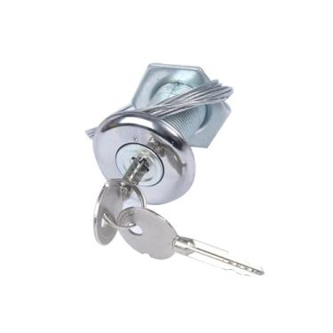 Imagem de Ioensy Kit de trava de liberação de emergência para porta de garagem, peças de reposição para trava de cabo de aço, fácil de instalar, alto desempenho, Style C