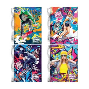 Imagem de Caderno Espiral It Girl Baleia 1/4 96 fls Capa Dura Jandaia Ref:59351/17