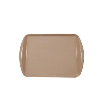 Imagem de Kit 50 Bandeja Plástica Resistente Para Lanches Self Service Fast Food