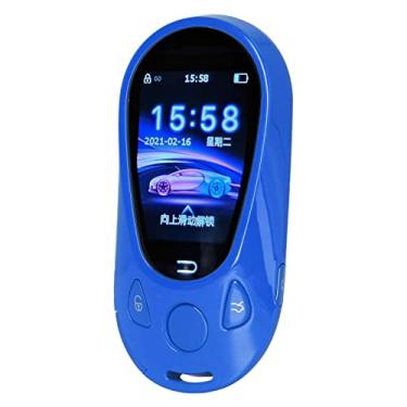 Imagem de Acouto Tela LCD Chave do Carro Remoto Keyless Entry Start Stop Modelos de Motor - Automotivo/Acessórios Internos/-Roubo/Arrancadores Remotos (Azul)