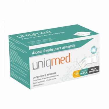 Imagem de Alcool Swab Uniqmed Com 100 Und