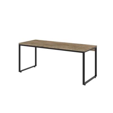 Imagem de Mesa Kuadra Diretor 180x70x75cm Carvalho Estrutura Preta