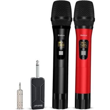 Imagem de Microfone sem fio Bietrun Dynamic Mic System com receptor