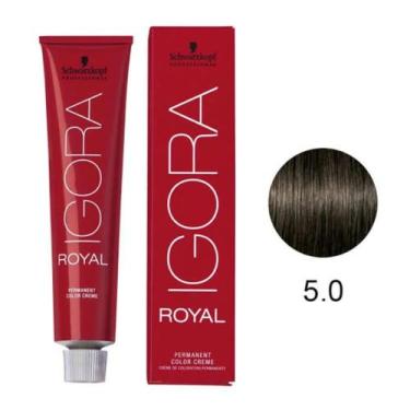 Imagem de Coloração Igora Royal 5-0 Castanho Claro Natural 60g - Schwarzkopf Pro