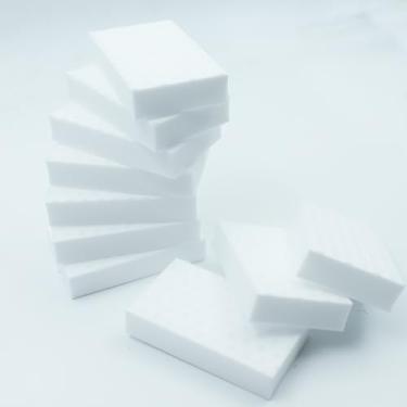 Imagem de Pacote com 10 2 esponjas mágicas de densidade, esponjas de limpeza de melamina de longa duração para banheiro, parede, limpador de chão