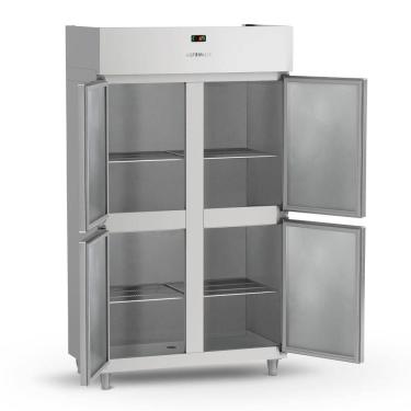 Imagem de Mini Câmara Refrigerados Refrimate Inox 4 Portas 220V MCR4P
