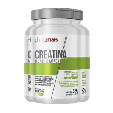 Imagem de Kit 3 Creatina Monohidratada 650Mg Clinicmais 60 Cápsulas