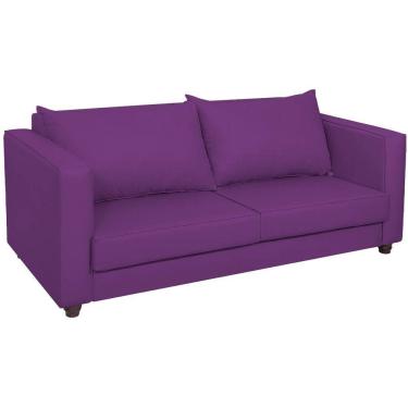Imagem de Sofá 2 Lugares Lisboa Suede - Amarena Móveis Cor Roxo