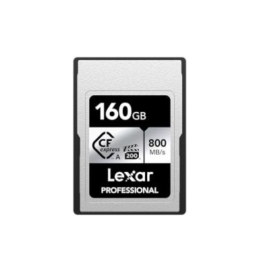 Imagem de Lexar Cartão de memória profissional CFexpress tipo A SILVER de 160 GB, compatível com câmeras Sony com slot de cartão tipo A, leitura/gravação de até 800/700 MB/s, vídeo 8K, VPG 200