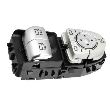 Imagem de Power Window Switch, Front Left Driver Side Control No.A2059057011 for Mercedes-Benz C300 2017-2020 Silver Tone, 1 Pc