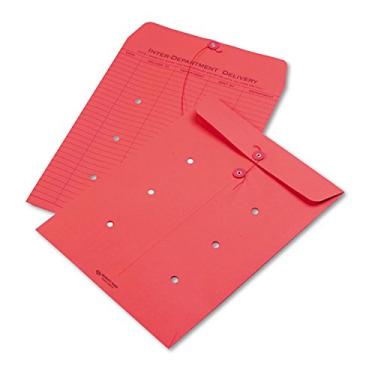 Imagem de Quality ParkTM Parque De Qualidade 63574 Envelope Inter-Departamento Padrão, 10 Polegadas X13-Inch, 100 / Bx, Vermelho