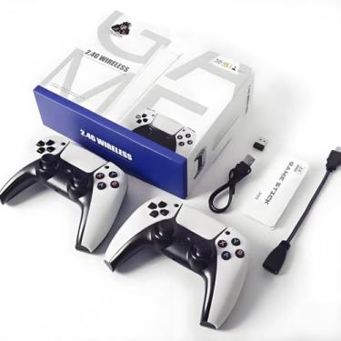 Imagem de Atualização do joystick para consola de jogos retro premium 2026 Joystick clássico para jogos com conectividade HDMI 4K, pré-carregado com 23 emuladores e mais de 20.000 jogos - joystick para jogos de televisão plug-and-play com controladores sem fios duplos de 2,4 GHz atualizados.