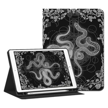 Imagem de Yzlvigrous Capa para ipad Mini 6 Gen 2021/ipad Mini 7 Gen 2024, Visualização em Vários Ângulos, Capa Fina de Suporte PU de 8.3 Polegadas com Despertar/sono Automático