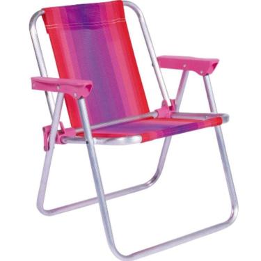 Imagem de Cadeira Infantil Alta Alumínio Mor   Rosa  