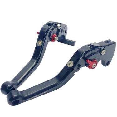 Imagem de Manete Dobrável Esportivo Gsxr 750 Srad 2005 E 2006 - Stark Race, Pret