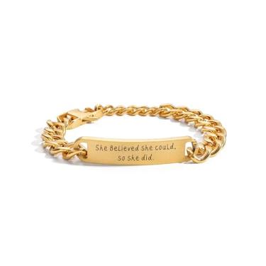 Imagem de TalesOfTi Pulseira masculina de aço inoxidável elegante e ajustável para homens joias minimalistas duráveis, One Size, Aço inoxidável, Sem Pedra Preciosa