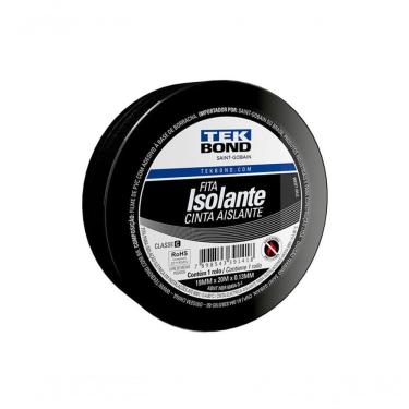 Imagem de Fita Isolante Tekbond Uso Geral 19mmx20mm