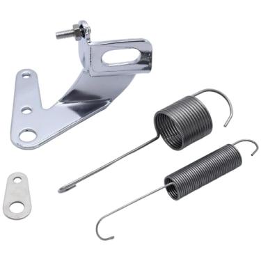 Imagem de Generic Molas de retorno de aço, ajuste de carburadores automotivos, duas molas, suporte de metal com ferragens de montagem, kit de mola de retorno do acelerador de carburador, Oe 6055