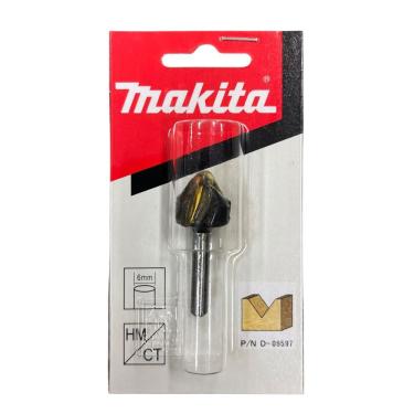 Imagem de Fresa Para Tupia Ponta V 19mm Haste 6mm Makita D-09597