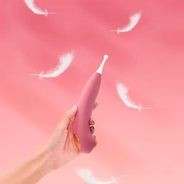 Imagem de Massageador Vibrador Elétrico Portátil Sugador Ponta Fina, Cor Rosa