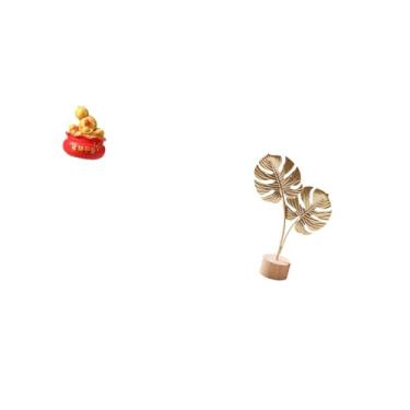 Imagem de Fenteer Ornamento de Cornucópia para Bacia de de Festival com Escultura de Folha de Metal Nórdica, Arte Abstrata para Decoração de Festa de Inauguraçã