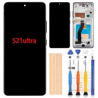 Imagem de Tela digitalizadora TFT LCD Touch Assembly Display LCD de substituição para Samsung Galaxy S21 Ultra G988 G988A G988P G988R4 T U V W 6,8 polegadas por BITANR