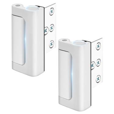 Imagem de Fechaduras de porta de segurança doméstica para trava de segurança para crianças da porta da frente, trava de reforço de porta para crianças, trava de segurança para abrir na parte superior da porta