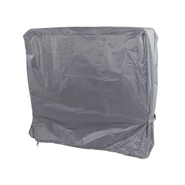 Imagem de Domary Capa de Carrinho à Prova D'água, Refrigerador Externo Resistente às Intempéries e Protetor de Carrinho de Bebidas, Fácil de Instalar e Limpar, para Armazenamento de Equipamentos (Cinza)