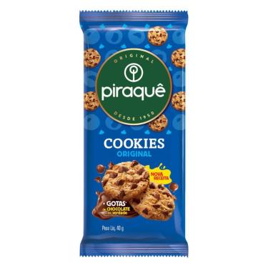 Imagem de Cookies Piraquê Baunilha com Gotas de Chocolate 40g