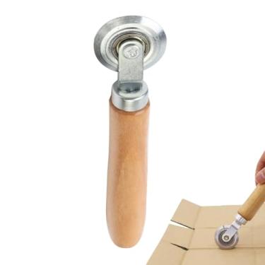 Imagem de Ferramenta de rolo de tela | Rolos de porta de tela com alça de madeira | Acessórios artesanais para limpeza de papel revestido papel ondulado placa oca remoção substituição RV