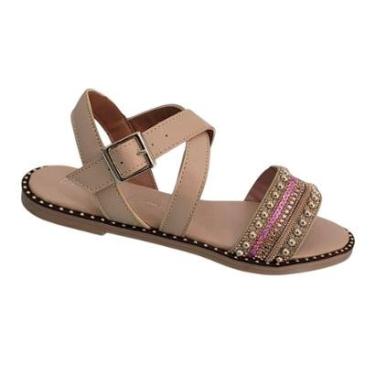 Imagem de SANDALIA RASTEIRA CECILIA LIMA COM PEDRARIA - J026-Feminino
