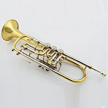 Imagem de Estojo de trompete Bb de bolso profissional, acessórios para bocal, instrumento musical mudo, conjunto de trompete