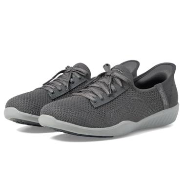 Imagem de Skechers Tênis feminino Newbury St - Our Time Hands Free, Carvão, 38