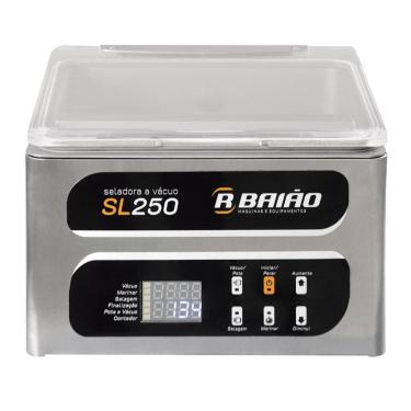 Imagem de Seladora a Vácuo de Câmara de Mesa R. Baião 25cm 110V SL250