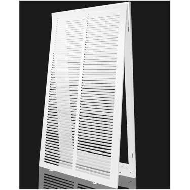 Imagem de Tampa de saída de ar de retorno, grade de filtro de ar de retorno para parede e teto, grade de admissão de ar frio HVAC A/C serve para abertura de duto 35 cm L x 76 cm A, tampa de ventilação HVAC