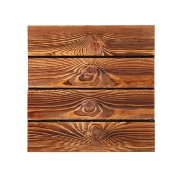 Imagem de SPXMQSS Azulejos de deck ao ar livre, azulejos de madeira para exteriores, azulejos de deck interligados para jardim, terraço, varanda fácil de instalar, ótima drenagem 30 x 30 x 2,2 cm A 22 peças