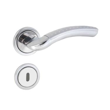 Imagem de Fechadura Hebe Int, Arouca Fechaduras, 4095542/55-ZC/ZCE, Cromado/Cromado Escovado