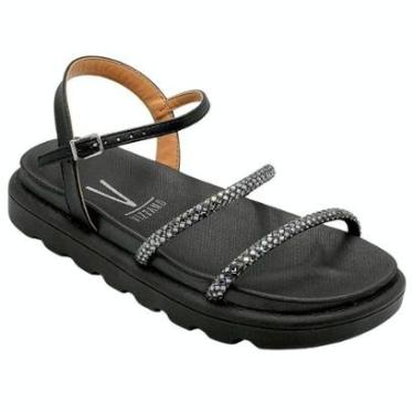 Imagem de Sandália Vizzano Flat Sola Média 2 tirinhas metal-Feminino