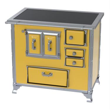 Imagem de Fogao a Lenha Venax GII n 2 Sec XVIII Premium Amarelo Gab SE