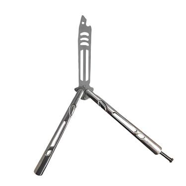 Imagem de Canivete De Treino Shark Prateado Bsl-1 Sem Corte Ideal Para Fidget Tricks Colecionável