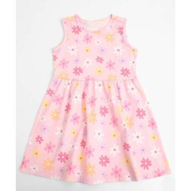 Imagem de Vestido Infantil Estampa Flores Marisa Tam 1 a 3 Rosa-78192, Rosa, 1