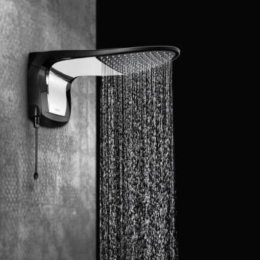 Imagem de Ducha Acqua Wave Ultra 6800W 220V Lorenzetti Preto Cromado