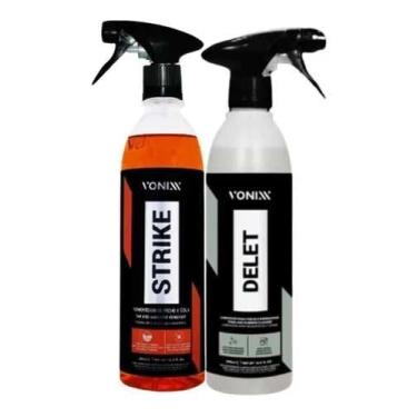 Imagem de Vonixx Kit Delet Strike 500ML Limpador Automotivo para Pneus e Borrachas Alta Performance
