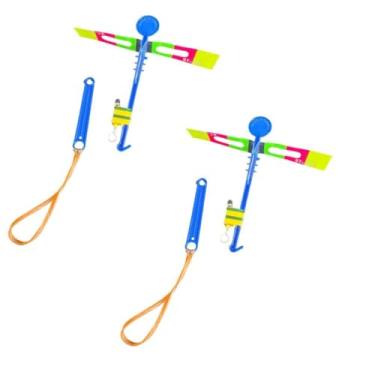 Imagem de 10 Brinquedo Led Voador Foguete Helicóptero Avatar Rotativo