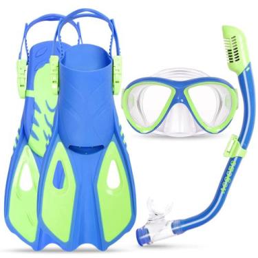 Imagem de Equipo de Snorkeling ACQCES para Niños de 5 a 15 Años con Máscara 4 en