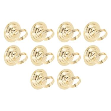Imagem de RiToEasysports Arame Suporte de Foto Clipes de Cartão Elegante para Festivais de Casamento, 10 PCS CLIPS MENU PLACE STAND CLIPS (Dourado)