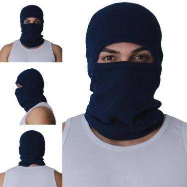 Imagem de Capuz de Lã Balaclava Para Baixas Temperaturas Touca Ninja Maicol